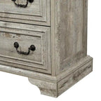 Commode à 7 tiroirs en chêne ancien, style campagnard, à usage unique