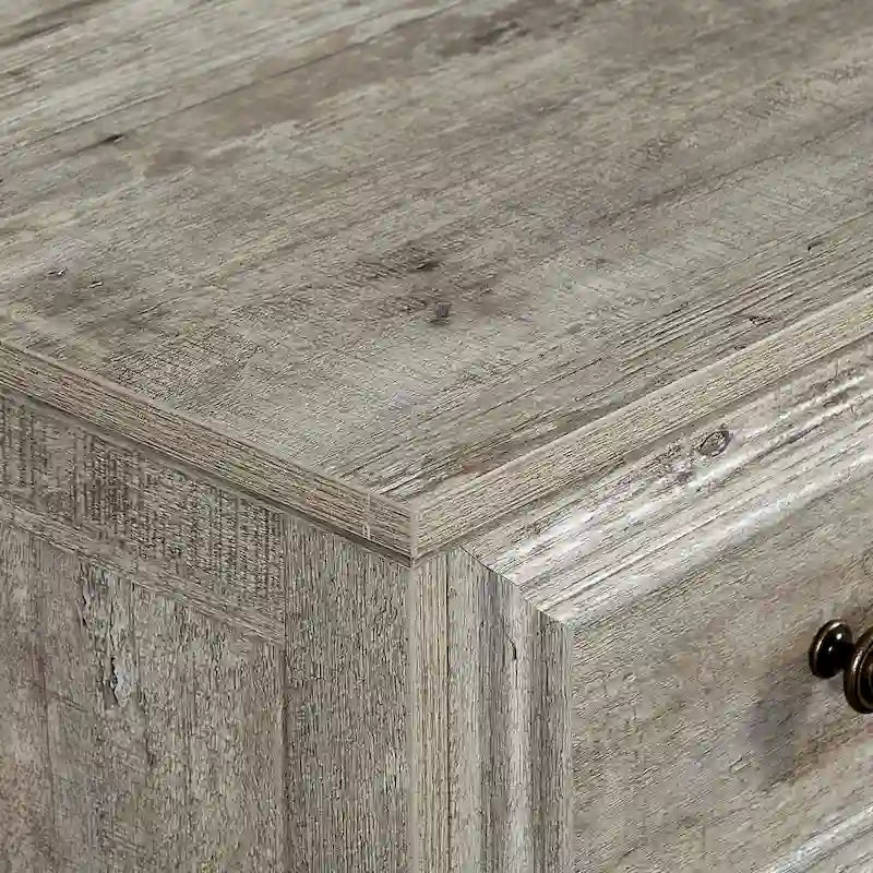 Commode à 7 tiroirs en chêne ancien, style campagnard, à usage unique