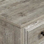 Commode à 7 tiroirs en chêne ancien, style campagnard, à usage unique
