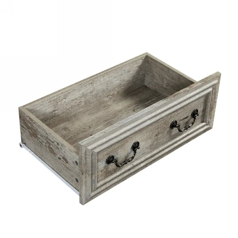 Commode à 7 tiroirs en chêne ancien, style campagnard, à usage unique