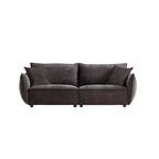 Black / Light Green / Beige Convertible Sleeper Sofa, 6-Seat Modular Style