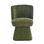 Grey / Green / Orange / Beige Boucle Swivel Dining Chair, Set of 2