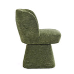 Grey / Green / Orange / Beige Boucle Swivel Dining Chair, Set of 2