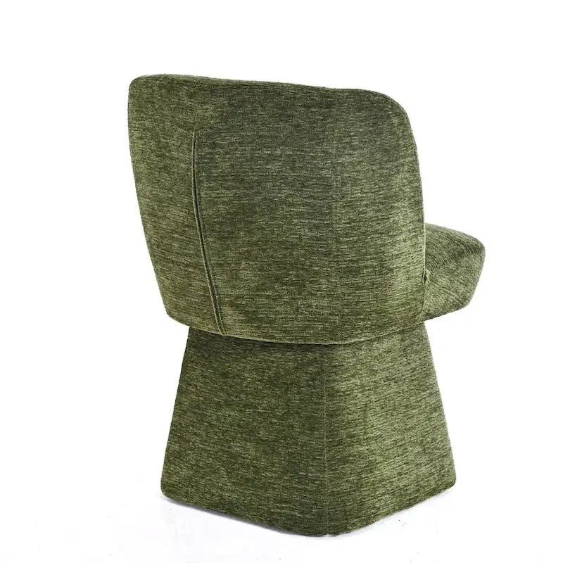 Grey / Green / Orange / Beige Boucle Swivel Dining Chair, Set of 2