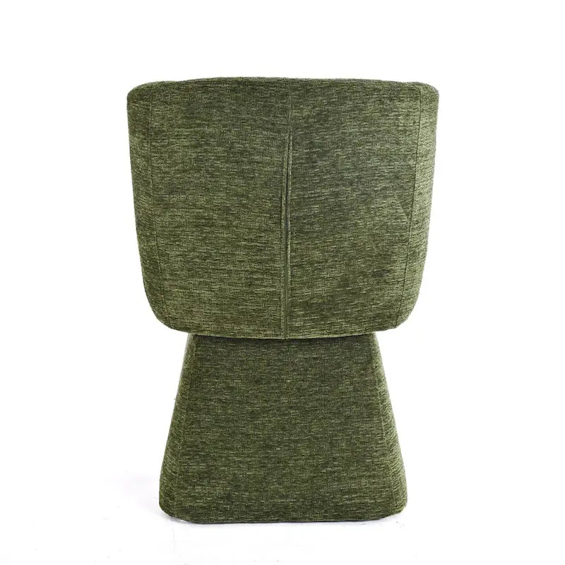 Grey / Green / Orange / Beige Boucle Swivel Dining Chair, Set of 2