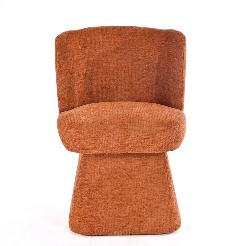 Grey / Green / Orange / Beige Boucle Swivel Dining Chair, Set of 2