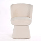Grey / Green / Orange / Beige Boucle Swivel Dining Chair, Set of 2