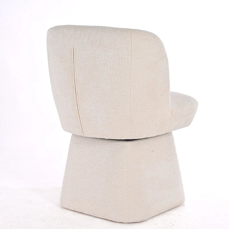 Grey / Green / Orange / Beige Boucle Swivel Dining Chair, Set of 2
