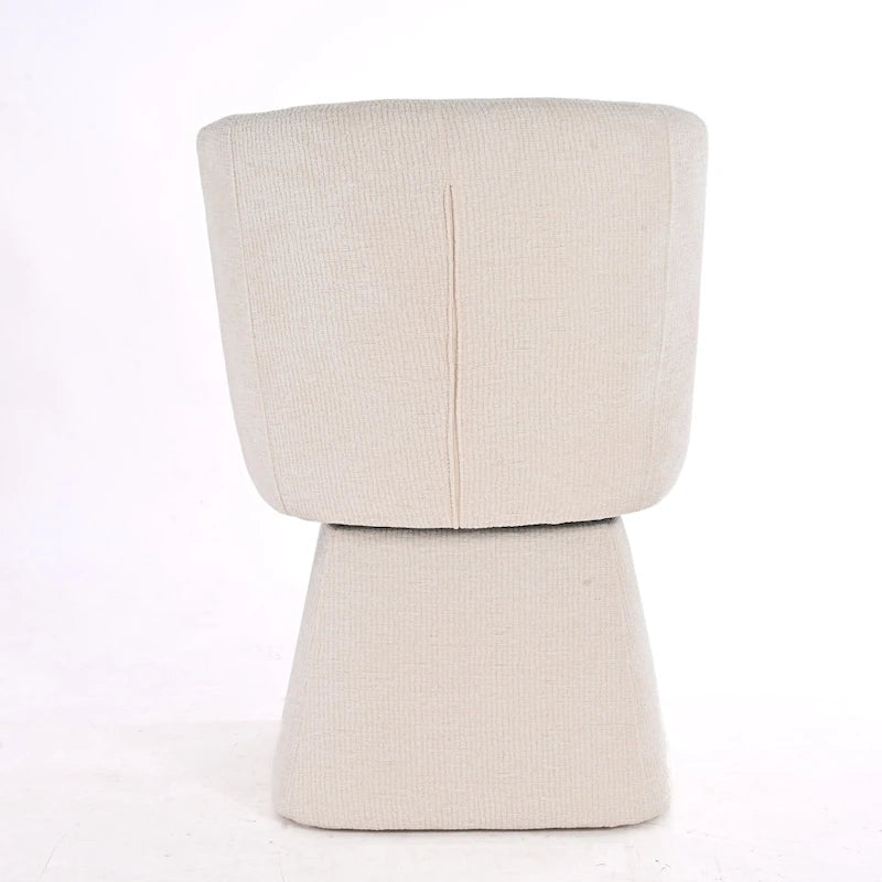 Grey / Green / Orange / Beige Boucle Swivel Dining Chair, Set of 2