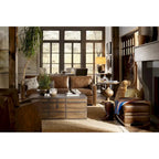 Table d'appoint Hooker Furniture Mason 25 en peuplier de la collection Hill Country