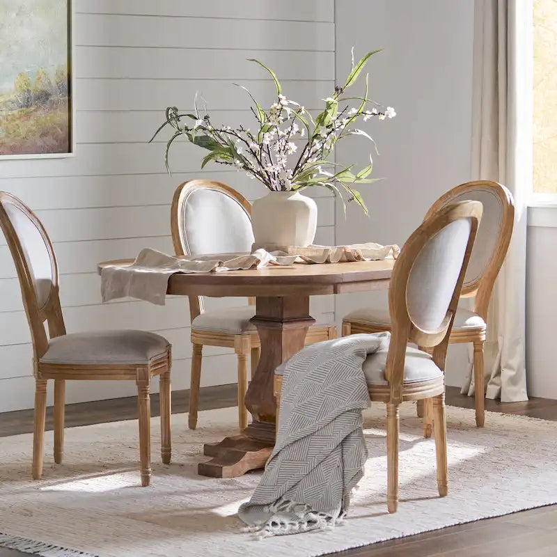 5-Piece Dining Set, Multi-Color / Plaid / Stripe, Seats 4