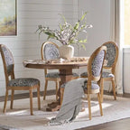 5-Piece Dining Set, Multi-Color / Plaid / Stripe, Seats 4