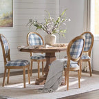 5-Piece Dining Set, Multi-Color / Plaid / Stripe, Seats 4