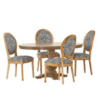 5-Piece Dining Set, Multi-Color / Plaid / Stripe, Seats 4