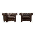 Brown/Beige/Grey Tufted Scroll Arm Accent Chair, Seats 1