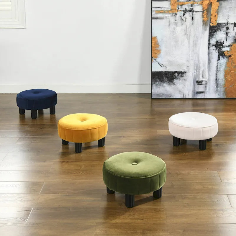 Riley 16  Round Footstool Ottoman