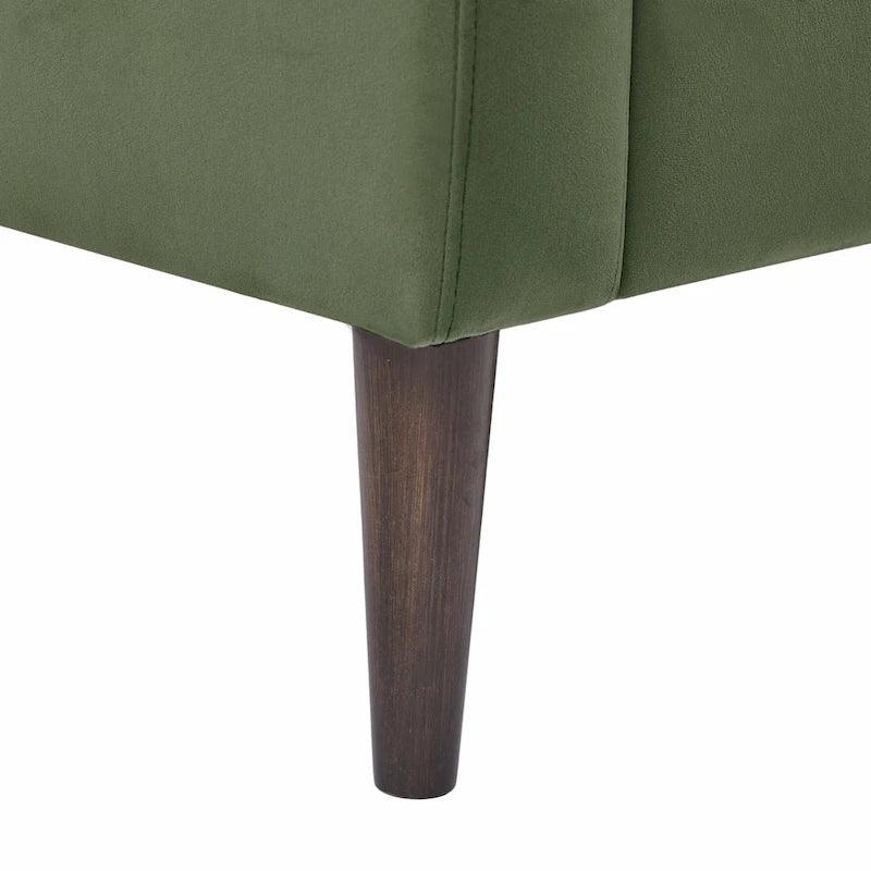 White / Blue / Green / Black Tufted Upholstered Accent Chair, Single Seat