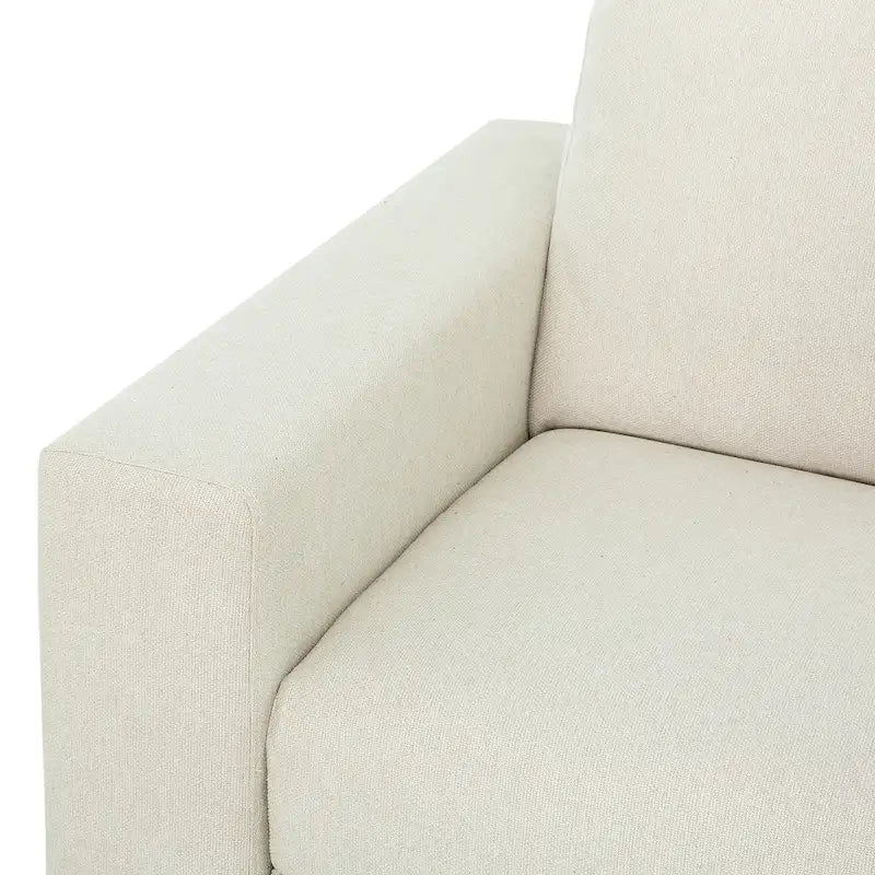 Canapé-lit Queen 2 places bleu marine / ivoire de 208 cm avec matelas en mousse à mémoire de forme de 12,7 cm