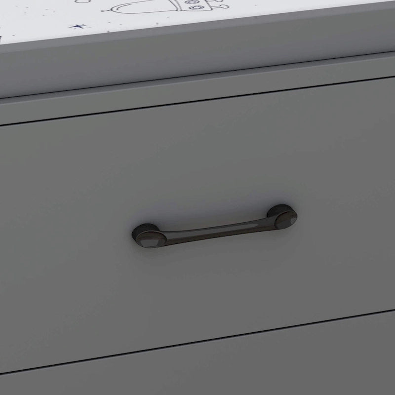 Commode à langer 3 tiroirs Blanche / Noire / Grise, pour utilisateur unique