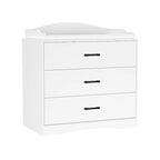 Commode à langer 3 tiroirs Blanche / Noire / Grise, pour utilisateur unique