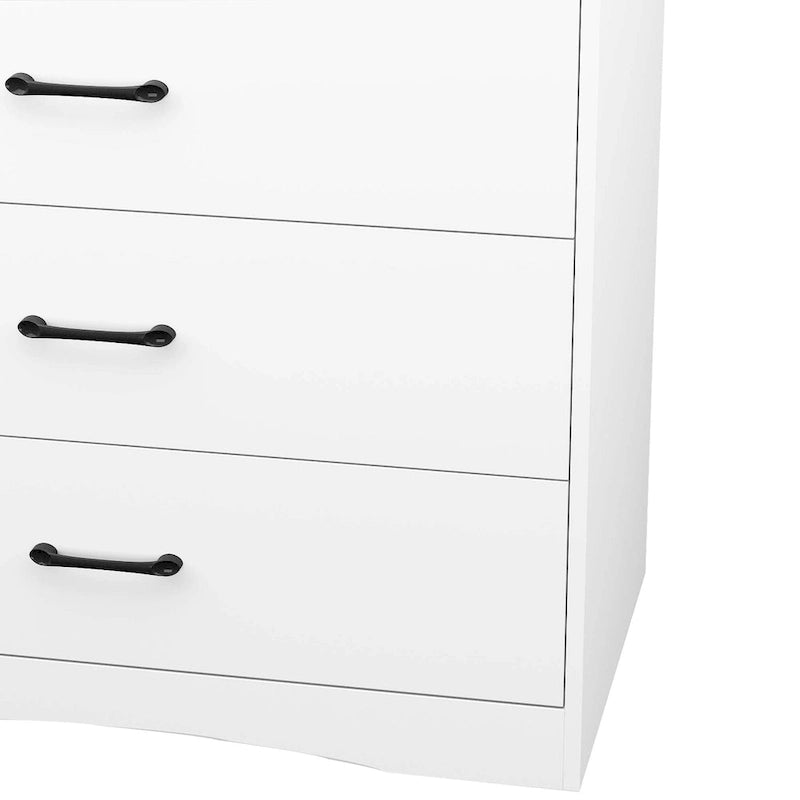 Commode à langer 3 tiroirs Blanche / Noire / Grise, pour utilisateur unique