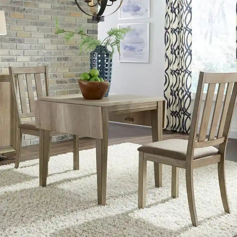 Sandstone Drop Leaf Table for 2–4 People