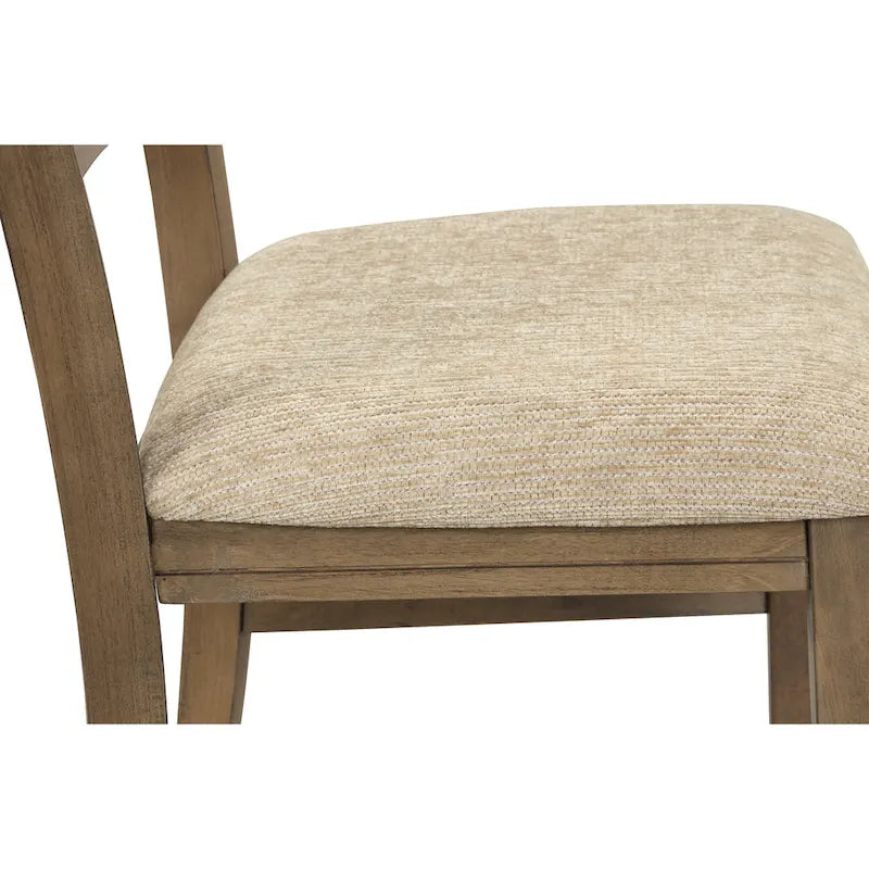 Ensemble de salle à manger extensible en pin glacé marron 6 pièces – Table, 4 chaises et banc, peut accueillir jusqu'à 8 personnes