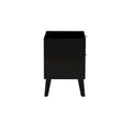 Adelphi Wooden/Cane Mid-Century Nightstand