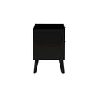 Adelphi Wooden/Cane Mid-Century Nightstand