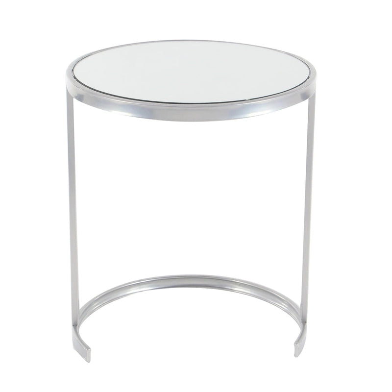Black & Gold Stackable Side Tables, Set of 3