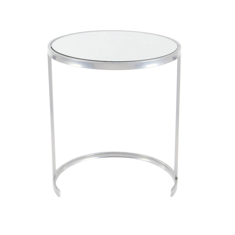 Black & Gold Stackable Side Tables, Set of 3