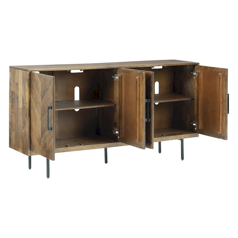 Buffet/Bahut 4 portes marron