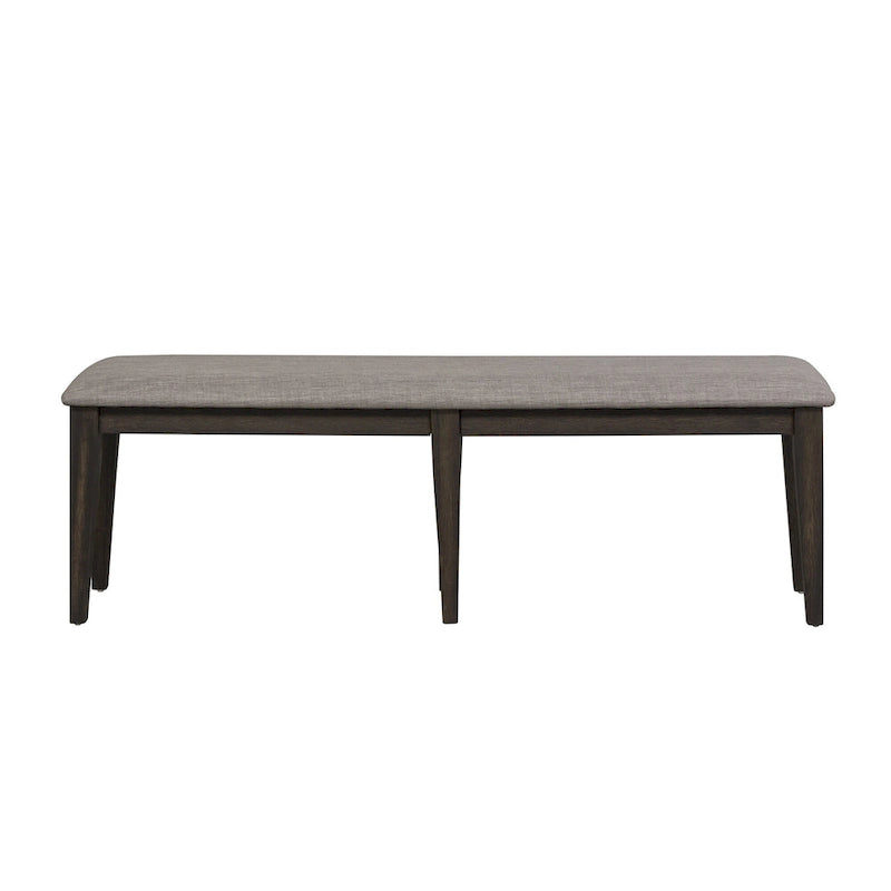 Dark Chestnut Trestle Dining Set, 6-Piece (Seats 6)