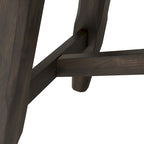 Dark Chestnut Trestle Dining Set, 6-Piece (Seats 6)