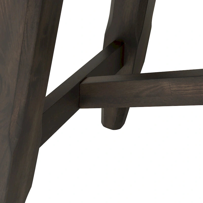 Dark Chestnut Trestle Dining Set, 6-Piece (Seats 6)