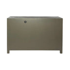 Aged Whiskey 3-Door Accent Cabinet with Wine Rack, 1-Person Assembly