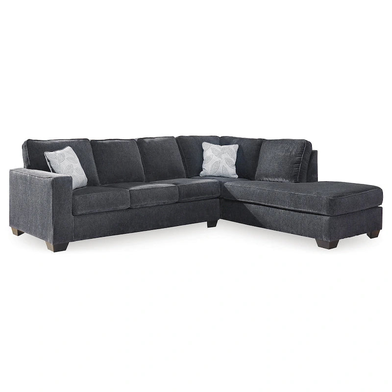 Signature Design by Ashley Altari 2-Piece Sleeper Sectional with Chaise - 110 W x 90 D x 37 H
