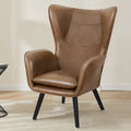 Wingback Accent Armchair, Single Seat | Velvet & Leathaire