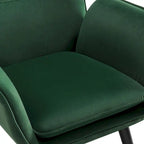 Wingback Accent Armchair, Single Seat | Velvet & Leathaire