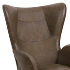Wingback Accent Armchair, Single Seat | Velvet & Leathaire