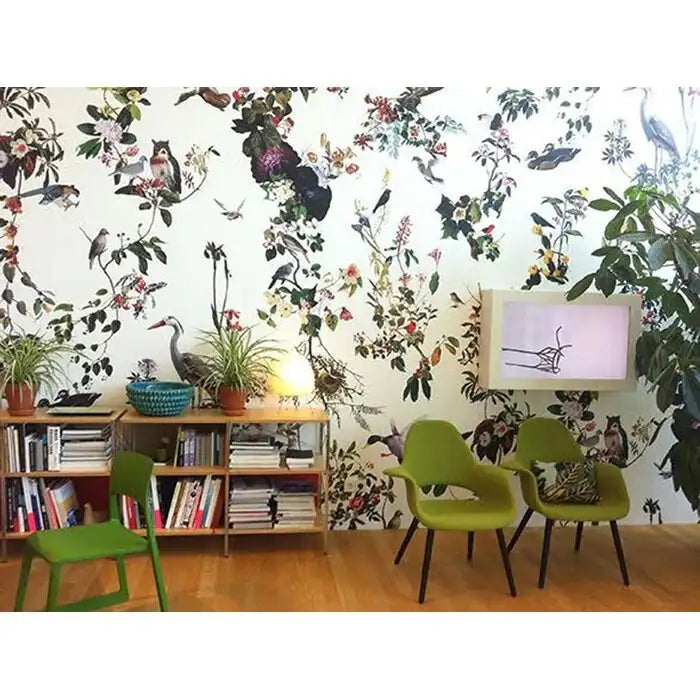 Fauteuil de salle à manger capitonné Mid-Century multicolore/patchwork, une place