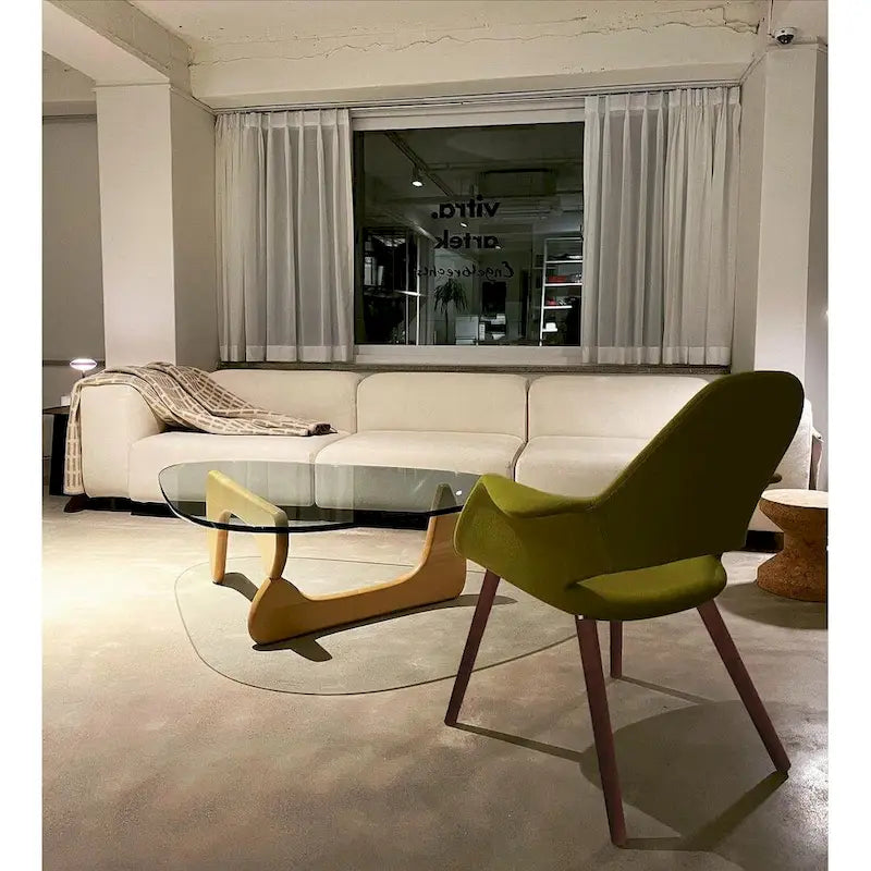 Fauteuil de salle à manger capitonné Mid-Century multicolore/patchwork, une place