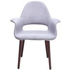 Fauteuil de salle à manger capitonné Mid-Century multicolore/patchwork, une place