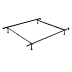 Black Metal Bed Frame, Adjustable, Queen/Full/Twin, 1-Person