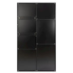 Brown Sliding Barn Door Wardrobe, Single Door, 1–2 Person
