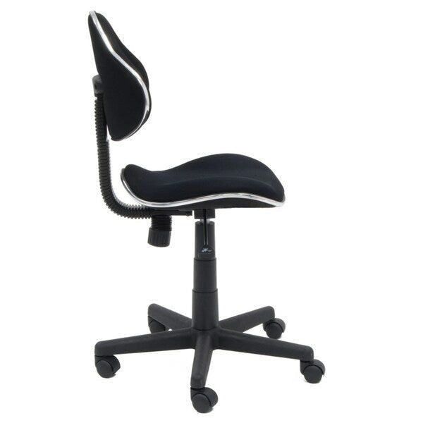 Black Adjustable Swivel Desk Chair, Single User