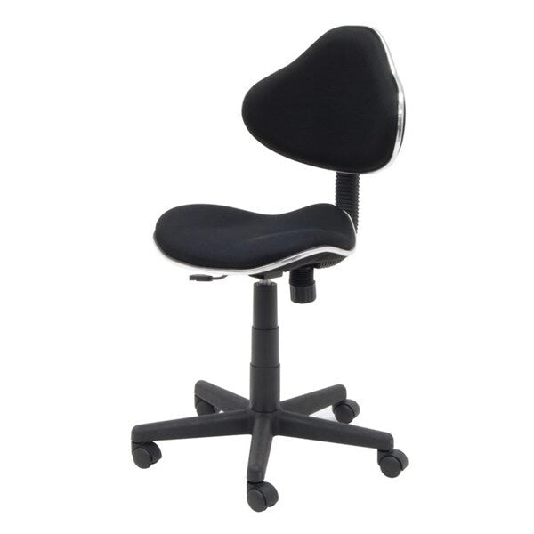 Black Adjustable Swivel Desk Chair, Single User