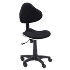 Black Adjustable Swivel Desk Chair, Single User