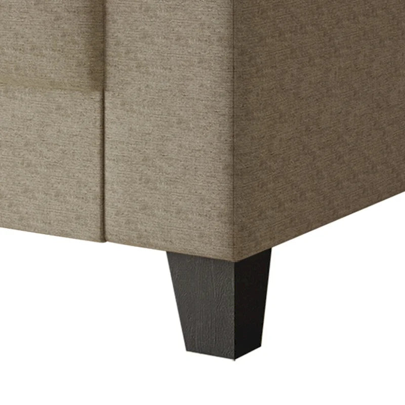Linen Upholstered Accent Armchair, 1-Seater (Light Blue / Grey / Dark Beige / Blue / Beige)