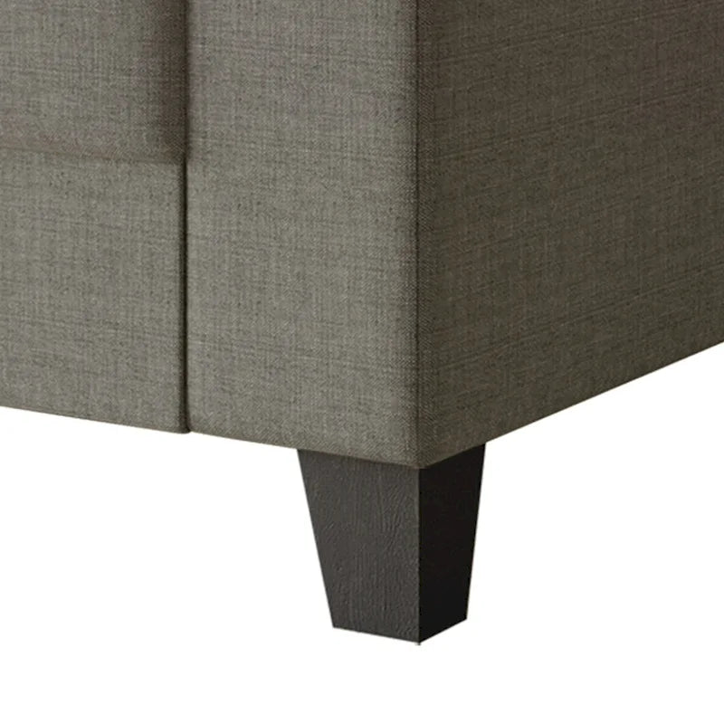 Linen Upholstered Accent Armchair, 1-Seater (Light Blue / Grey / Dark Beige / Blue / Beige)